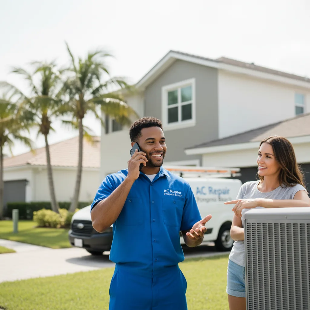 AC Repair Pompano Beach customer support in Coatesville